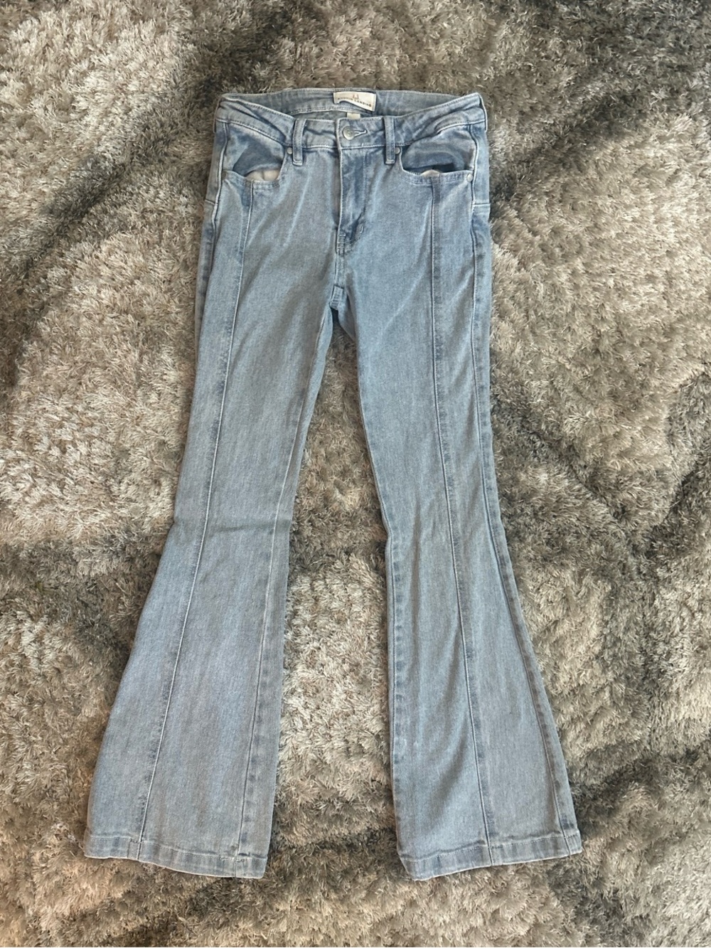 Flared Mid to Low Waisted Jeans